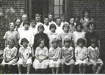 Angell School Photo of all 24 students and teacher. 