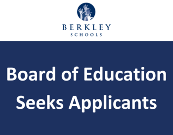 Logo of Berkley Schools at the top with text that reads 