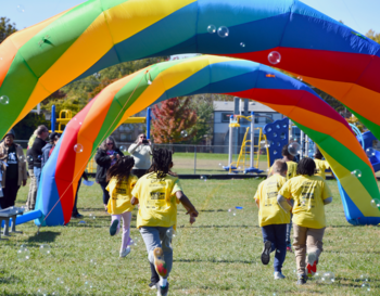 Norup Students Enjoy Annual Color Fun Run