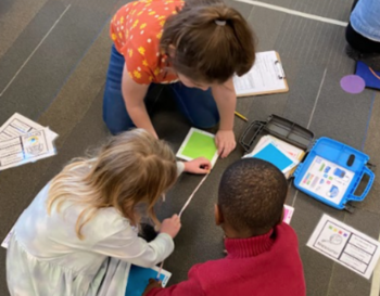 Second Grade Teachers Experience Learning Lab, Lead Coding Lesson for Students
