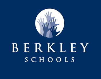 Logo of Berkley Schools above the text 