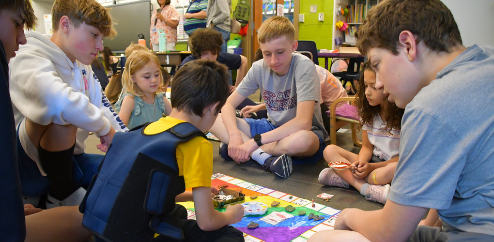 AMS Science Visits Angell Kindergarten